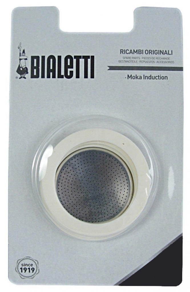 Set 3 Guarnizioni con piastrino per Moka ad induzione tz 6