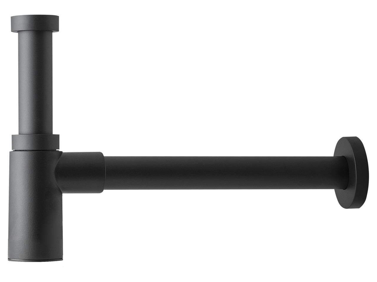 Sifone Hercules 1'1/4 Ø32 mm Ottone Nero Opaco-64581