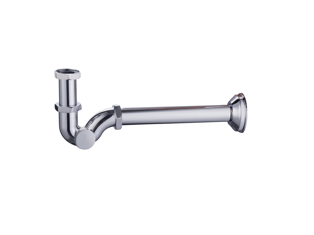 Sifone Bidet 1'1/4 a 'S' Ottone Cromo-62437
