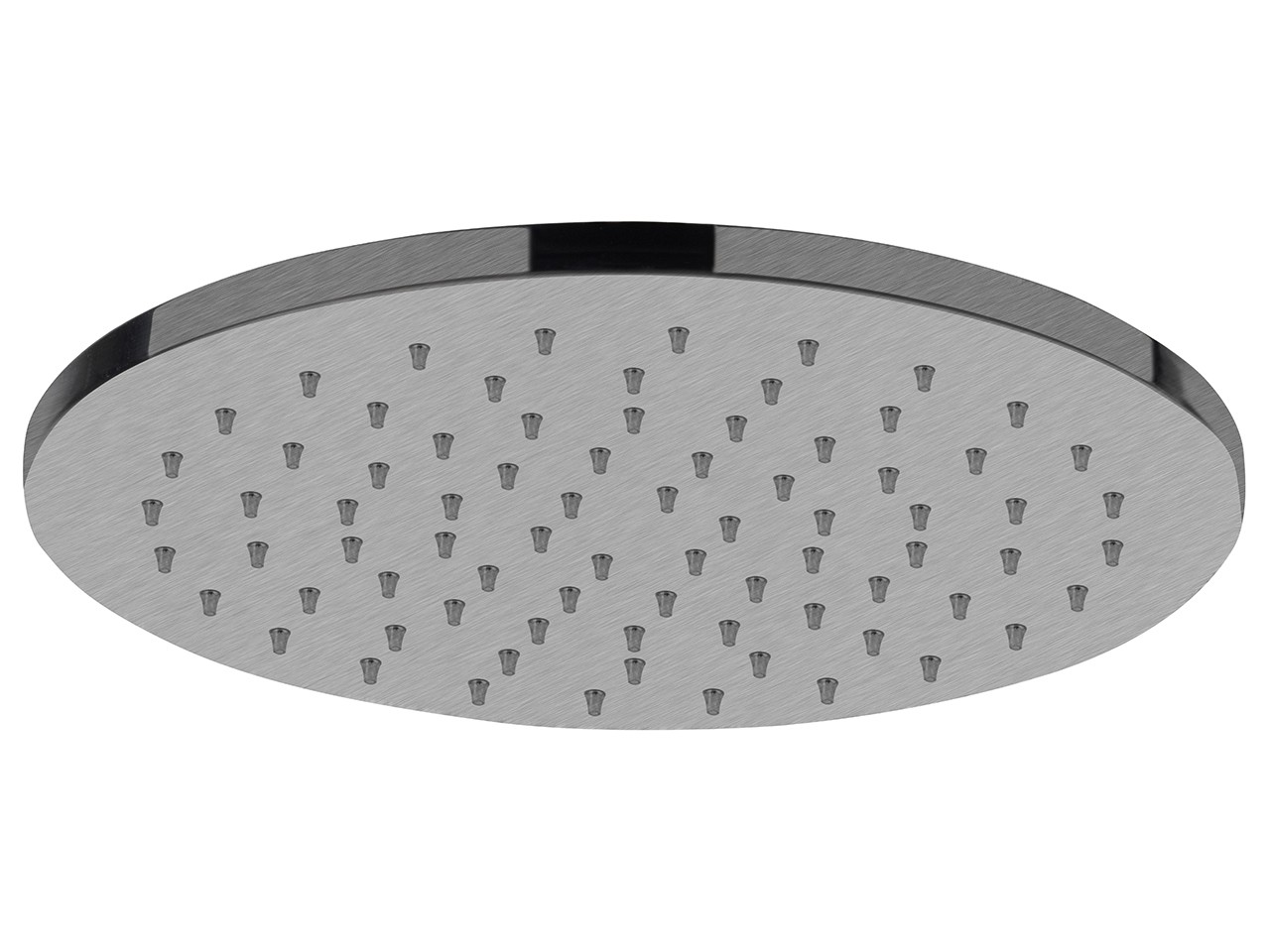 Soffione Doccia Luxy Inox 316 Ø 25,5 cm Acciaio Inox Tondo Spazzolato-66560