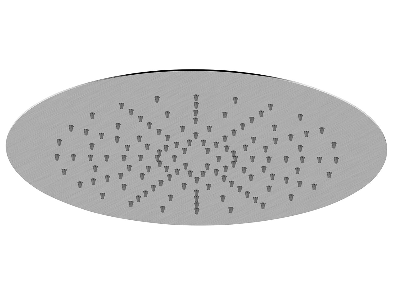 Soffione Doccia Luxy Inox 316 Ø 34 cm Acciaio Inox Tondo Spazzolato-66558