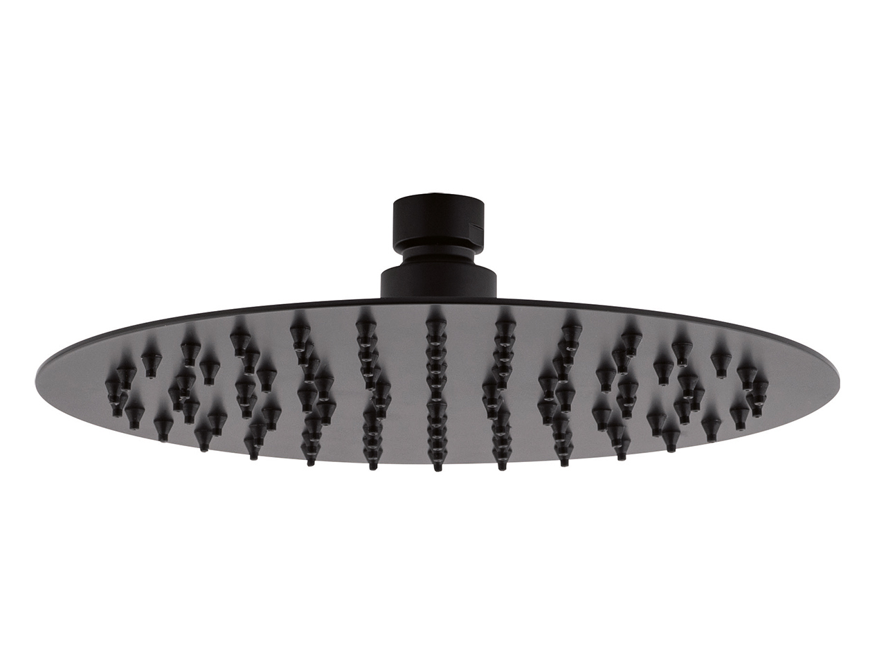 Soffione Doccia Warrior Ø 20 Cm Acciaio Inox Tondo Nero Opaco-63429