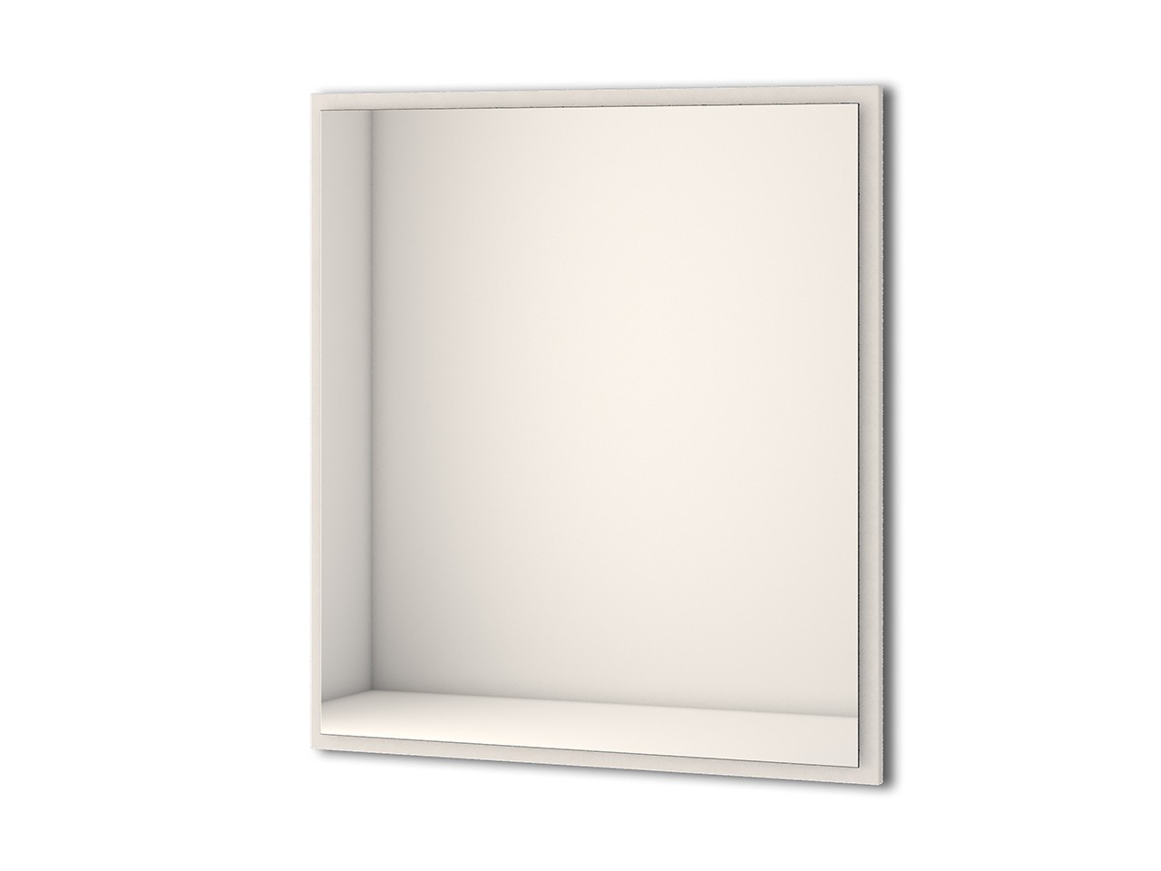 Specchio Bagno con Luce Led Classic 90x98 cm Bianco Opaco-67553