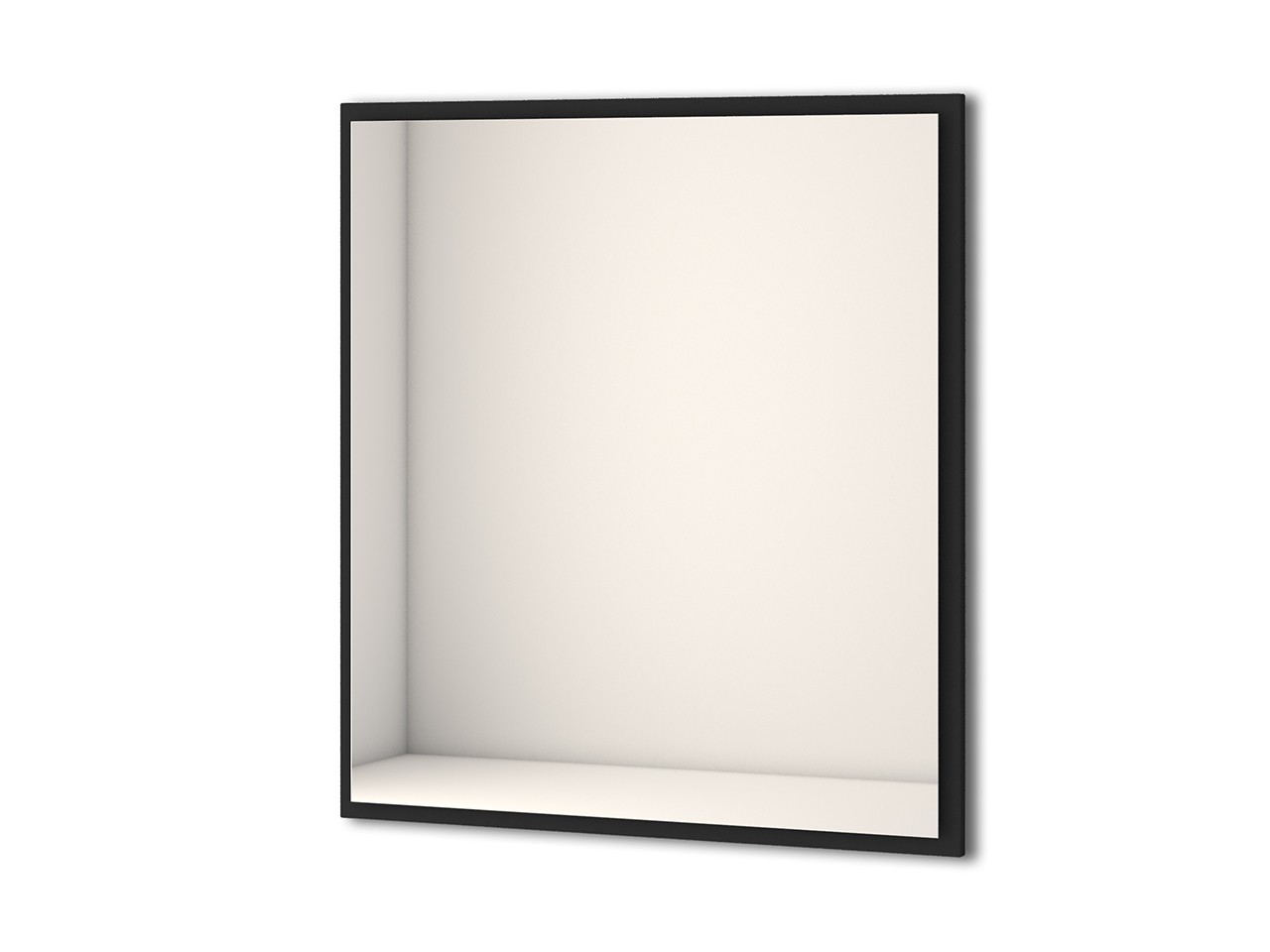 Specchio Bagno con Luce Led Classic 90x98 cm Grafite-67554