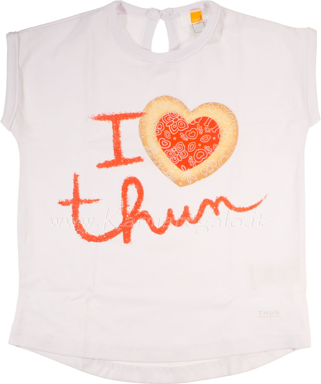 T-shirt I Love Thun Girl 95 per cento cotone