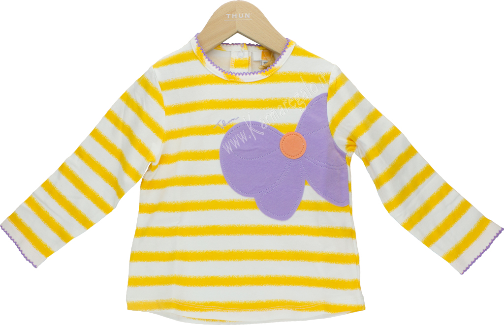T-shirt manica lunga fiocco girl