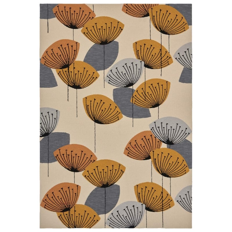 Tappeti Dandelion Clocks Ochre in-outdoor  Sanderson