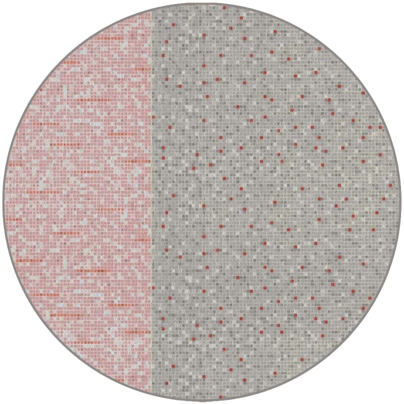 Tappeti Mosaique rond Yo2