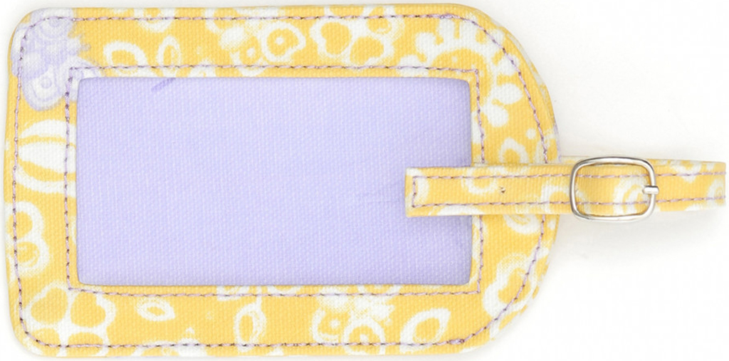 Targhetta nome valigia Allover Butterfly