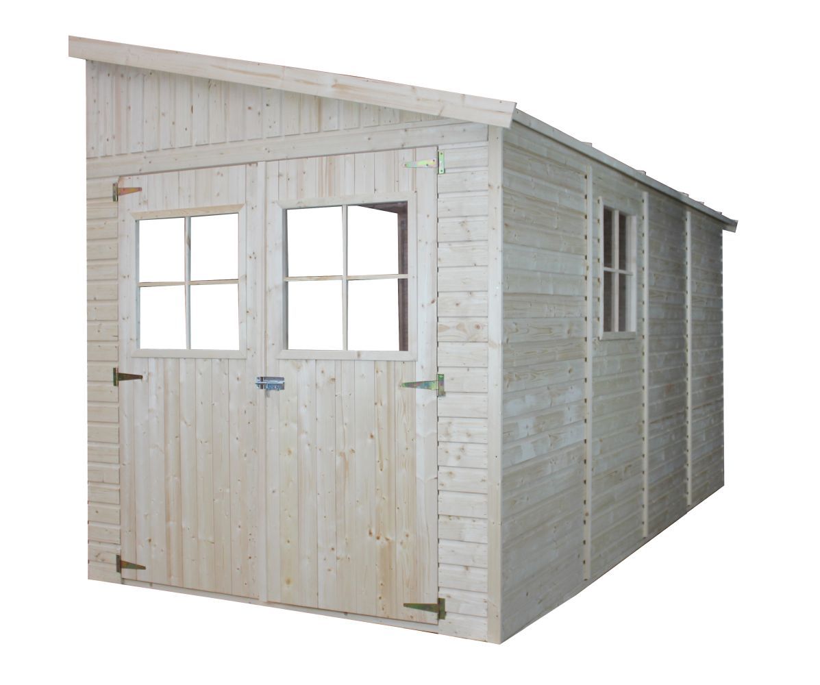 Casetta da giardino - 4,16 x 2,11 m, pannello da 17 mm