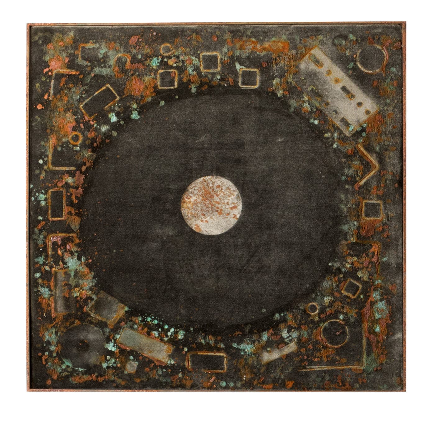 MAPS Square by Night su velluto di seta nero