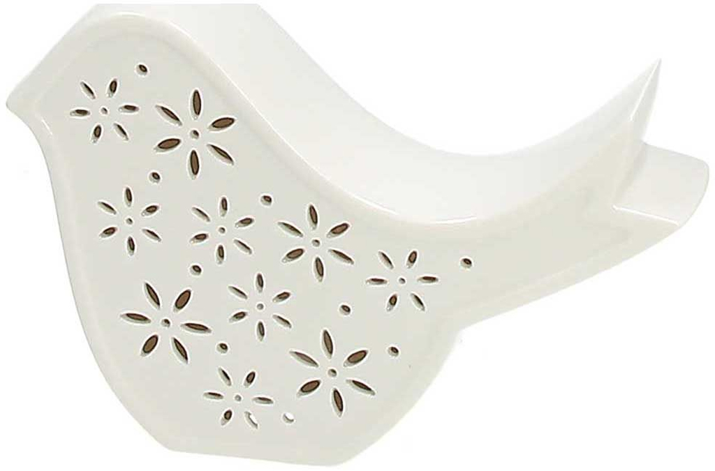 Uccellino Led Fiori Cm 12 H