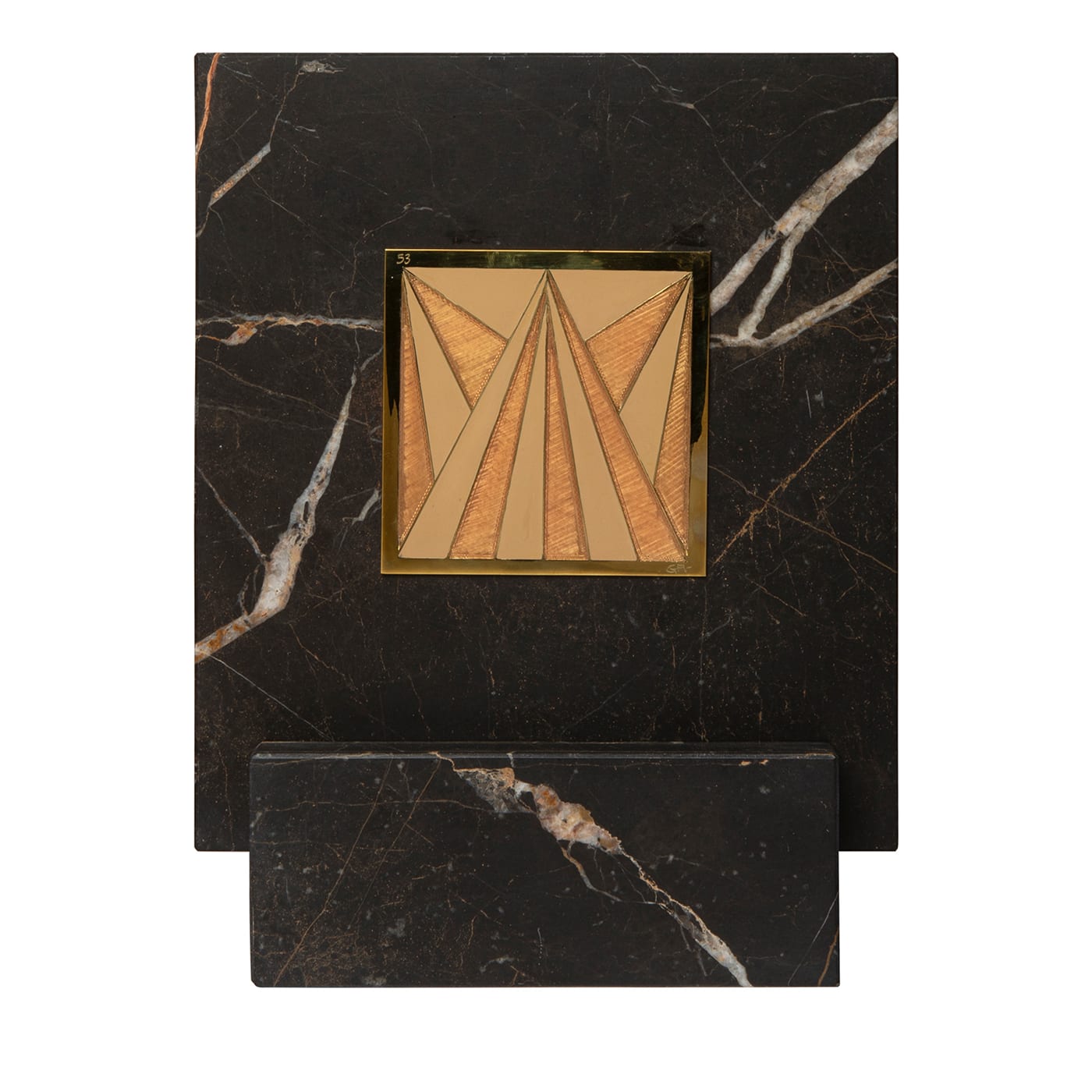 Carré Cloisonné su marmo Pezzo d'arte decorativa #10