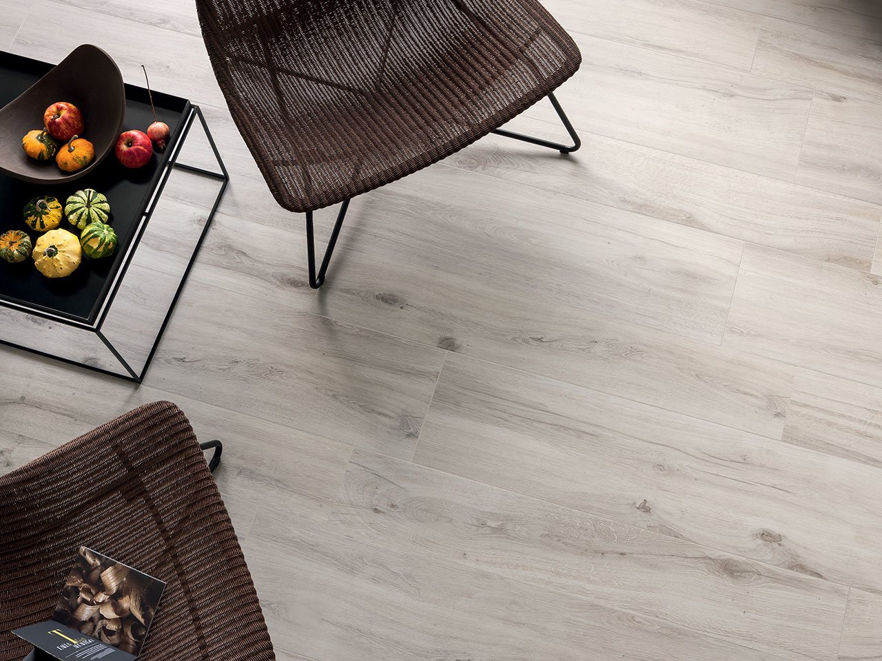 Piastrella Unique White 20X120 Gres Effetto Legno Bianco-16283