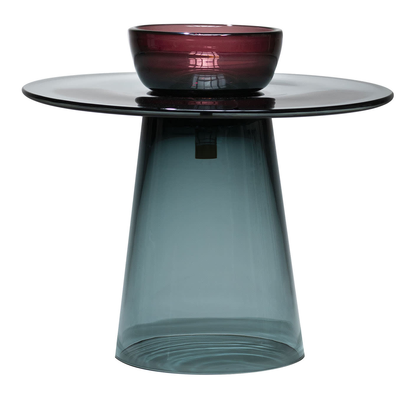 Tavolino Angel Low blu e ametista