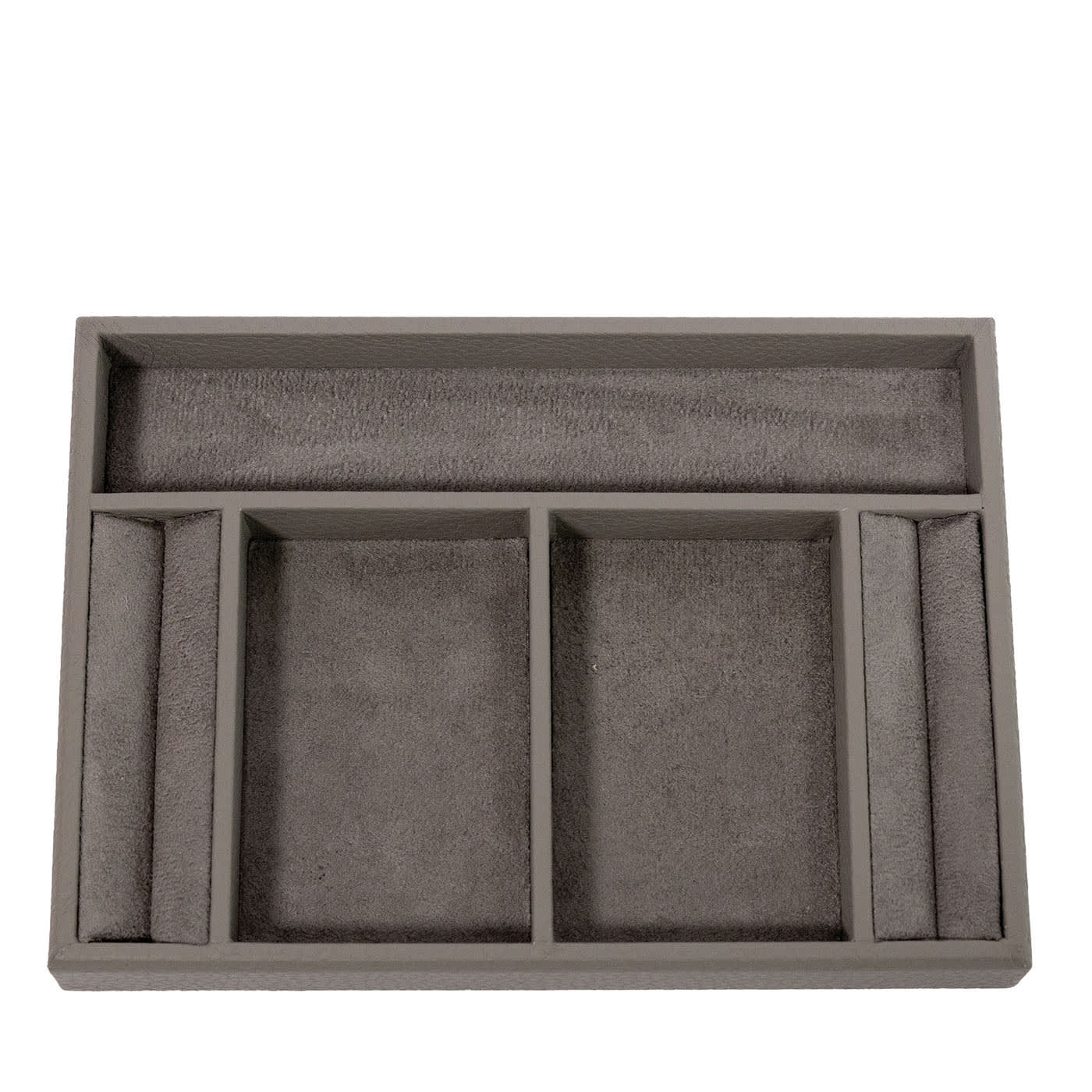 Vassoio piccolo Safety Box in Grigio Luna