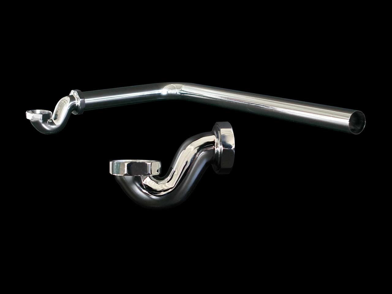 Sifoncino + Tubo Raccordo per Vasche Stile Retrò-12375