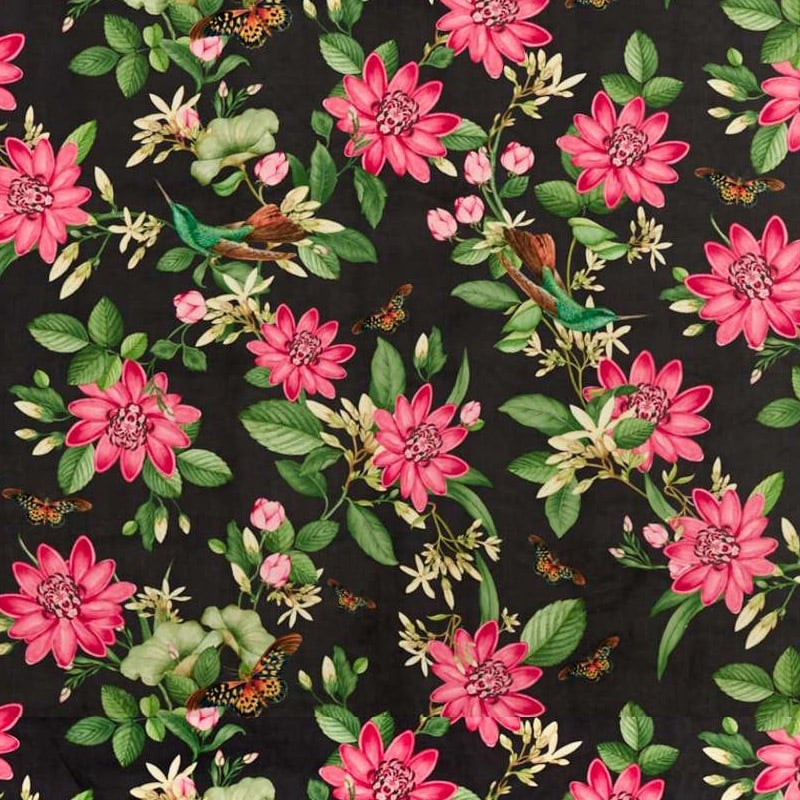 Velluto Pink Lotus  Clarke and Clarke