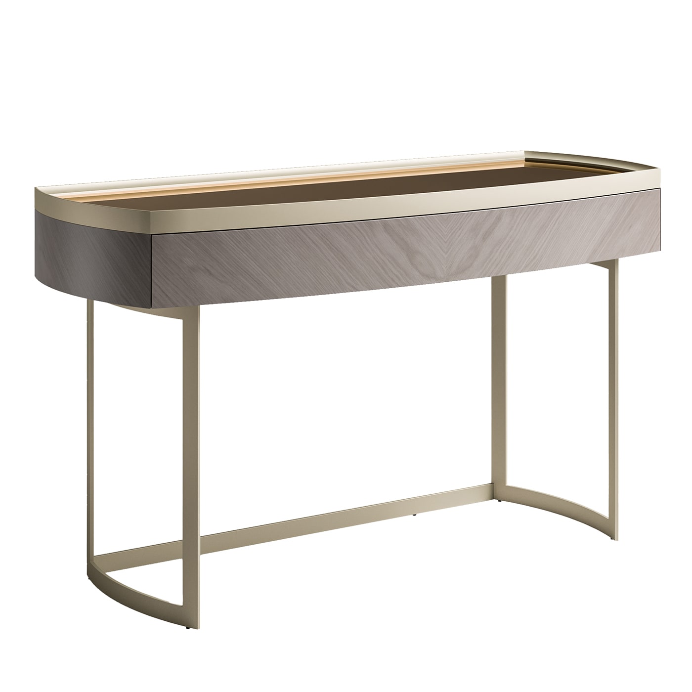 Tavolo da toilette in cristallo