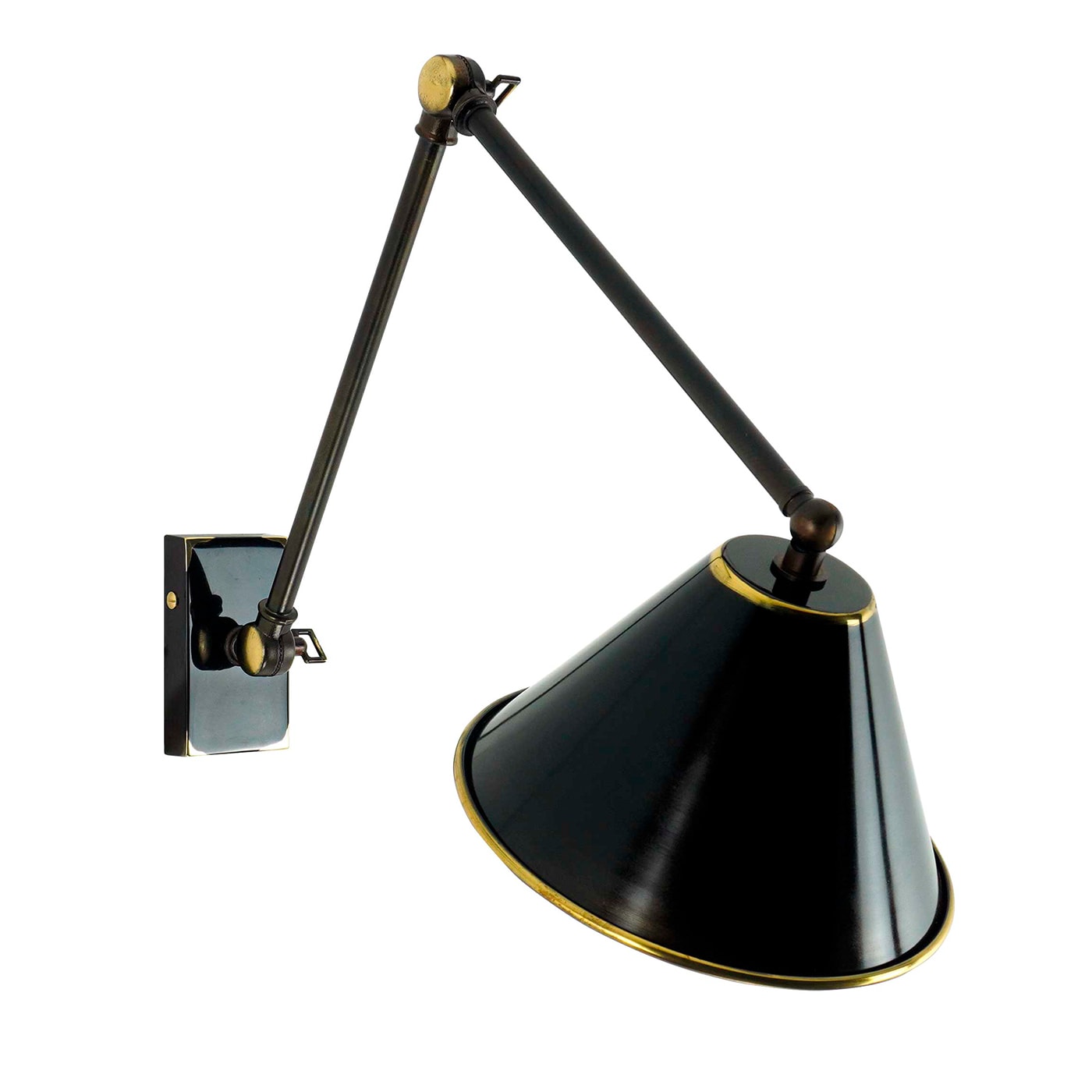 Applique Hamal in ottone di Michele Bönan