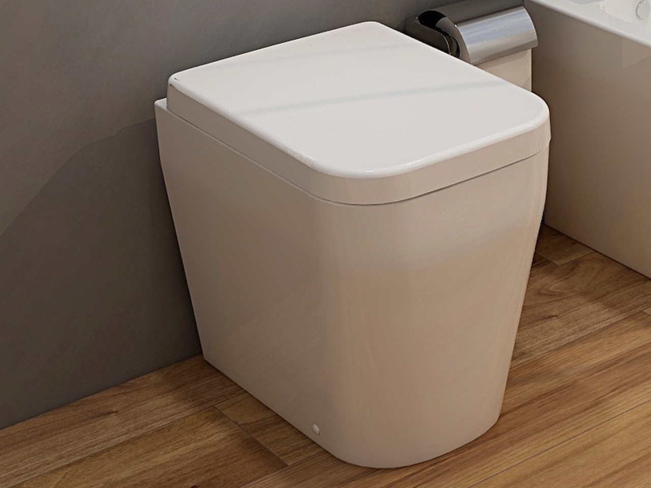 Wc a Terra Wiki Rimless Scarico Universale Bianco-18673