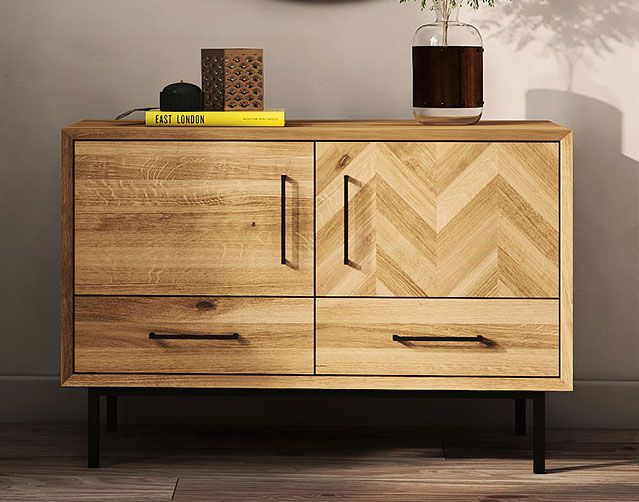 Cassettiera "Kumeu" 21, rovere selvatico, oliato - 65 x 97 x 45 cm (h x l x p)