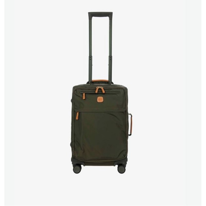 X-TRAVEL TROLLEY SOFT CABINA 4 RUOTE OLIVA 36X55X23 CM. BRIC'S