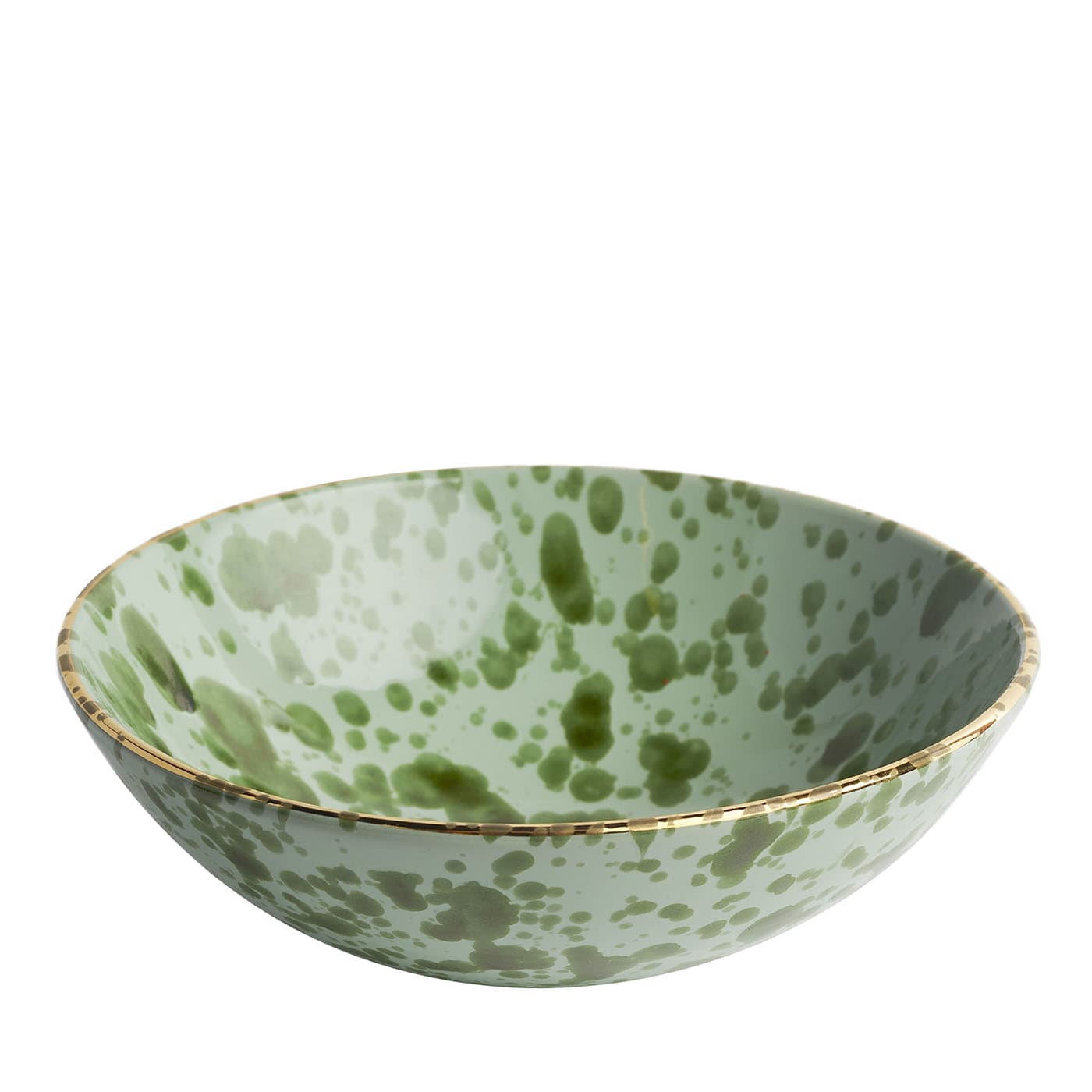 Set di 2 ciotole in ceramica verde