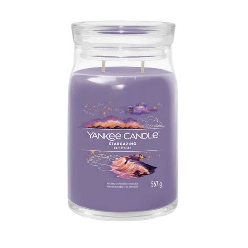 YANKEE CANDLE CANDELA IN GIARA GRANDE SIGNATURE STARGAZING