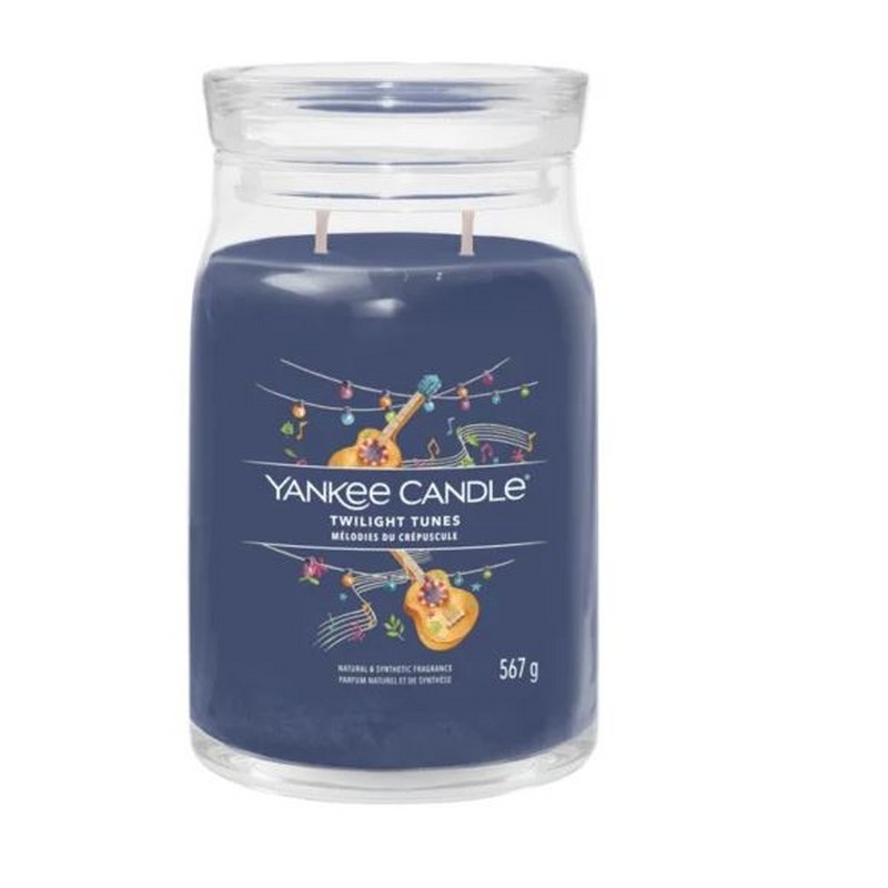 YANKEE CANDLE CANDELA IN GIARA GRANDE SIGNATURE TWILIGHT TUNES