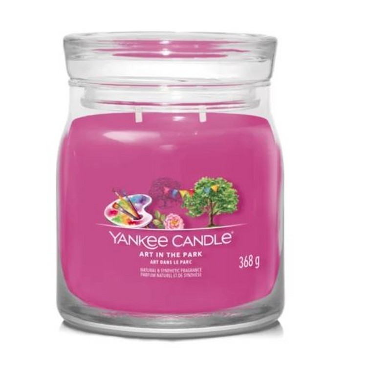 YANKEE CANDLE CANDELA IN GIARA MEDIA SIGNATURE ART IN THE PARK