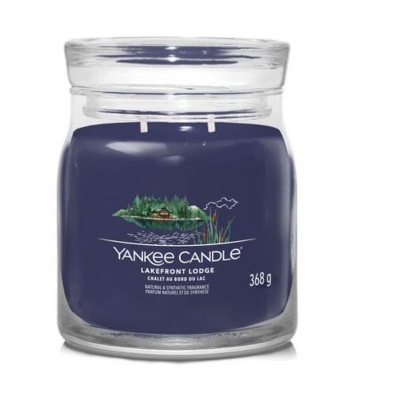 YANKEE CANDLE CANDELA IN GIARA MEDIA SIGNATURE LAKEFRONT LODGE