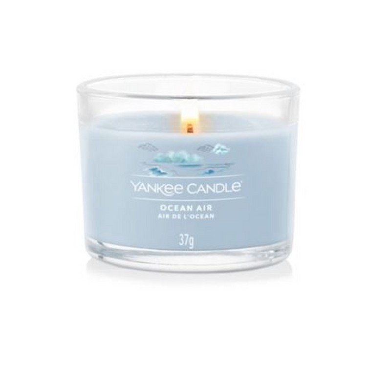 YANKEE CANDLE CANDELA VOTIVA IN VETRO 37 GR. OCEAN AIR