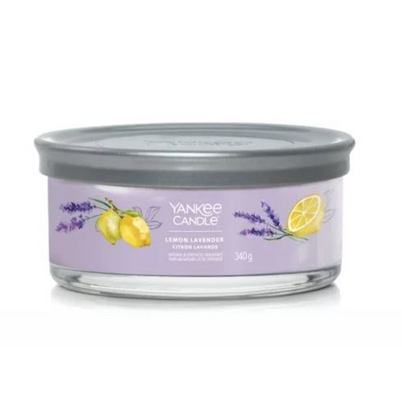 YANKEE CANDLE SIGNATURE CANDELA TUMBLER MULTI STOPPINO LEMON LAVENDER