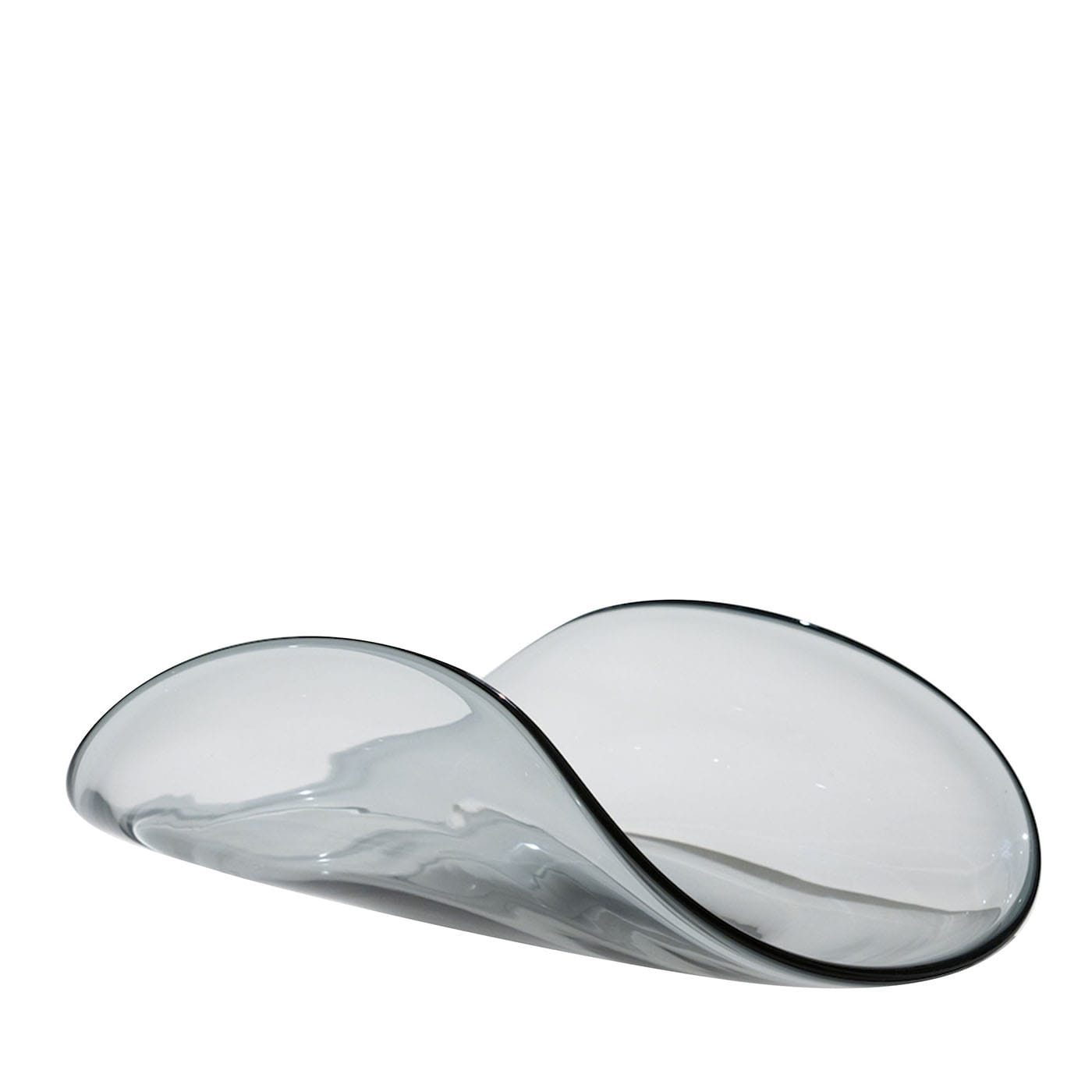 Centrotavola Laguna Stua in acciaio grigio